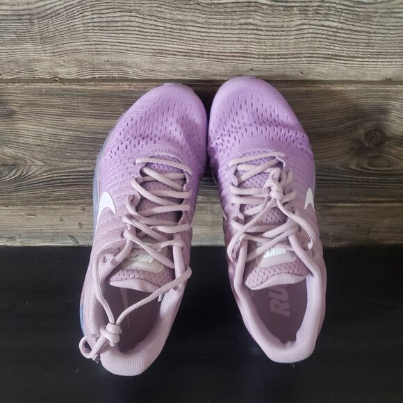 New Nike Air Max Purple Ombre Sneakers Womens 7.5 Lightweight Flymesh Supportive - Picture 4 of 9